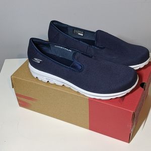 Sketchers GOGA MAT 10 Wide Navy Sneakers